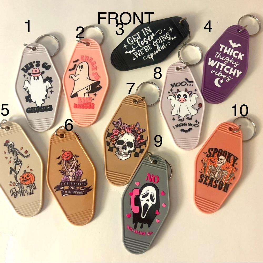 Halloween Themed Keychains